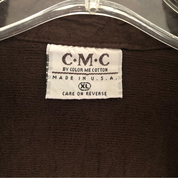 Color Me Cotton CMC Two Pocket Button Front Jacket XL - Picture 8 of 8